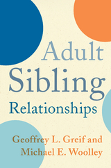 Adult Sibling Relationships - Geoffrey Greif, Michael Woolley