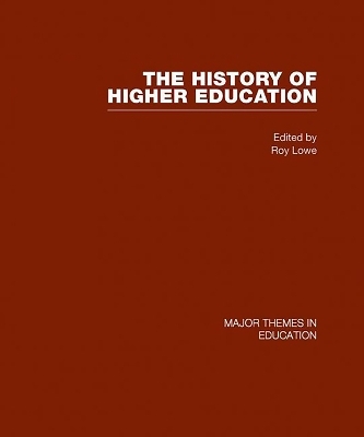 The History of Higher Education - 