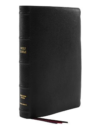 KJV Holy Bible: Large Print Thinline, Black Goatskin Leather, Premier Collection, Red Letter, Comfort Print (Thumb Indexed): King James Version - Thomas Nelson
