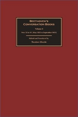 Beethoven’s Conversation Books Volume 4