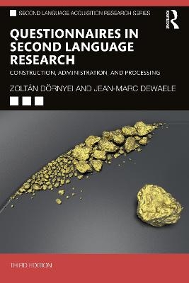 Questionnaires in Second Language Research - Zoltán Dörnyei, Jean-Marc Dewaele