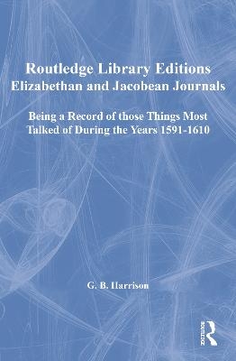 Elizabethan and Jacobean Journals - 