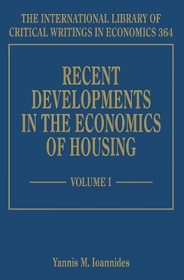 Recent Developments in the Economics of Housing - 