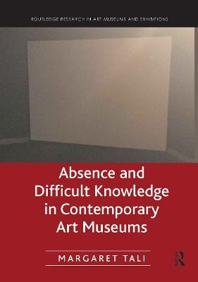 Absence and Difficult Knowledge in Contemporary Art Museums - Margaret Tali