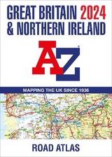 Great Britain & Northern Ireland A-Z Road Atlas 2024 (A3 Paperback) - A-Z Maps