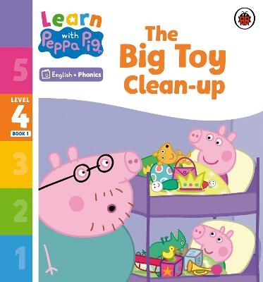 Learn with Peppa Phonics Level 4 Book 1 – The Big Toy Clean-up (Phonics Reader) -  Peppa Pig