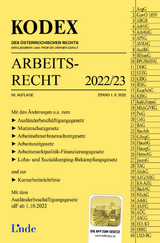 KODEX Arbeitsrecht 2022/23 - Stech, Edda; Ercher-Lederer, Gerda; Doralt, Werner