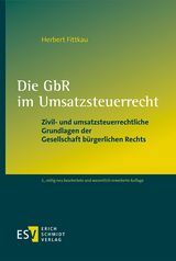 Die GbR im Umsatzsteuerrecht - Fittkau, Herbert