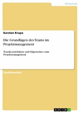 Die Grundlagen des Teams im Projektmanagement - Karsten Krupa