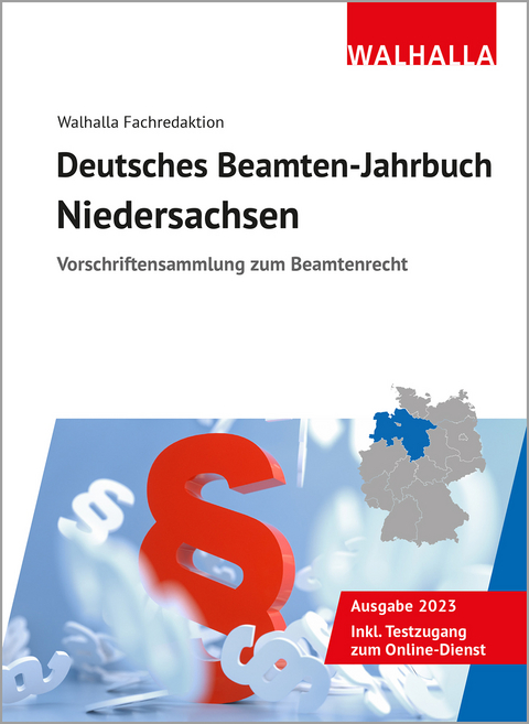Deutsches Beamten-Jahrbuch Niedersachsen 2023 -  Walhalla Fachredaktion