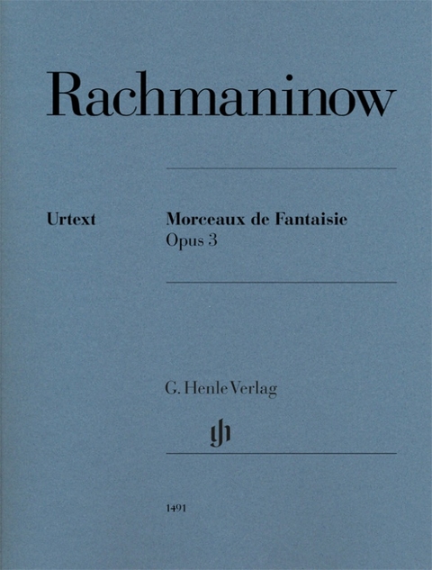 Sergej Rachmaninow - Morceaux de Fantaisie op. 3 - 