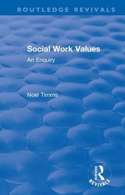 Social Work Values - Noel Timms