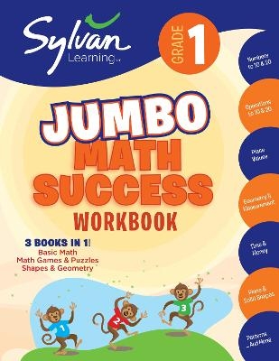 1st Grade Jumbo Math Success Workbook -  Sylvan Learning