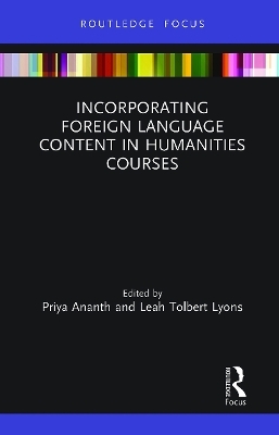 Incorporating Foreign Language Content in Humanities Courses - 