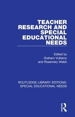 Teacher Research and Special Education Needs - 