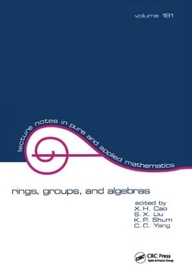 Rings, Groups, and Algebras - 