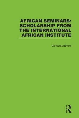 African Seminars - 