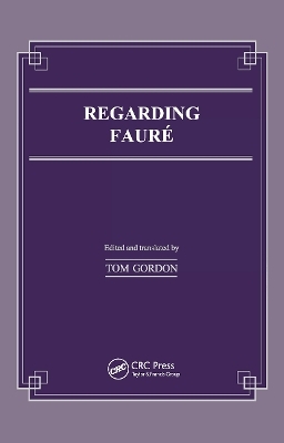 Regarding Faure - Tom Gordon