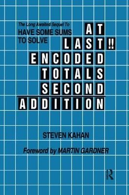 At Last!! Encoded Totals Second Addition - Steven Kahan