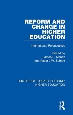 Reform and Change in Higher Education - 