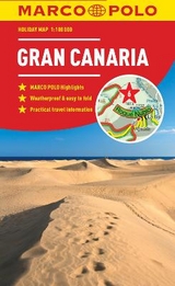 Gran Canaria Marco Polo Holiday Map - pocket size, easy fold Gran Canaria map - 