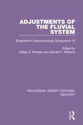 Adjustments of the Fluvial System - 