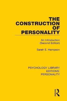 The Construction of Personality - Sarah E. Hampson