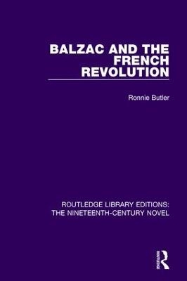 Balzac and the French Revolution - Ronnie Butler