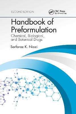 Handbook of Preformulation - Sarfaraz K. Niazi