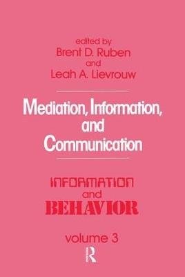 Mediation, Information, and Communication - 