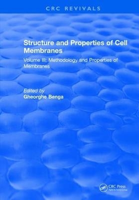 Structure and Properties of Cell Membrane Structure and Properties of Cell Membranes - Gheorghe Benga