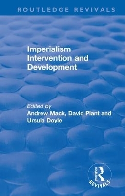 Imperialism Intervention and Development - 