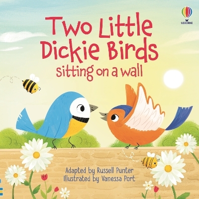 Two Little Dickie Birds sitting on a wall - Russell Punter