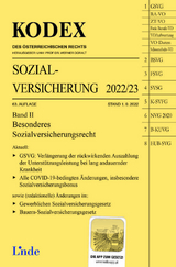 KODEX Sozialversicherung 2022/23, Band II - Brameshuber, Elisabeth; Doralt, Werner