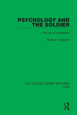 Psychology and the Soldier - Norman Copeland