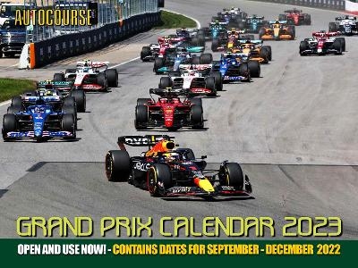 AUTOCOURSE 2023 GRAND PRIX CALENDAR -  XPB Images