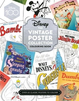 Disney The Vintage Poster Collection Colouring Book -  Walt Disney