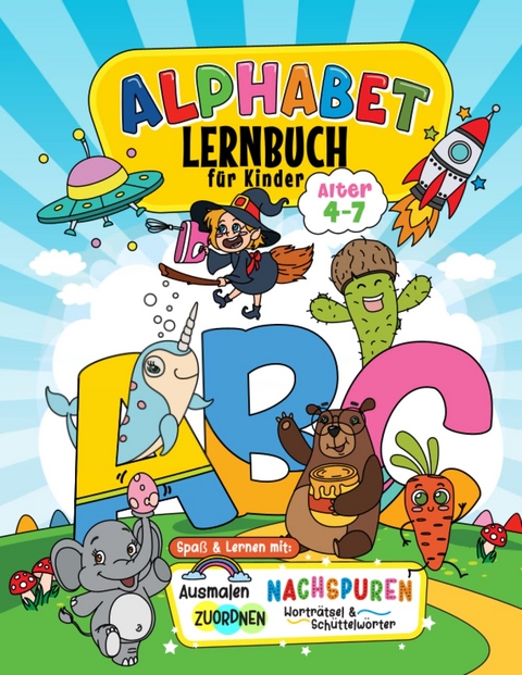 Alphabet-Lernbuch für Kinder von 4-7 Jahren