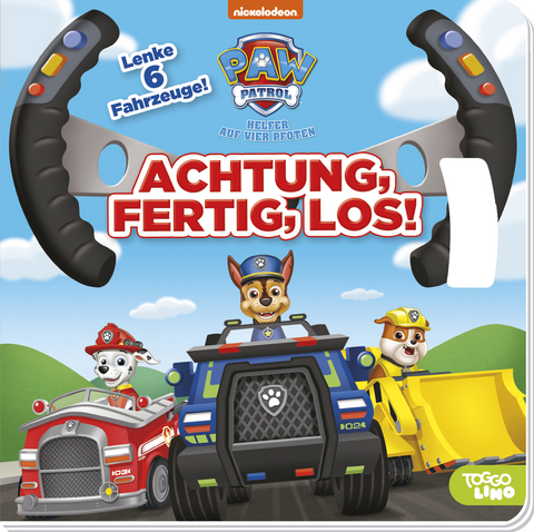 PAW Patrol: Achtung, fertig, los! Lenke 6 Fahrzeuge! -  Panini