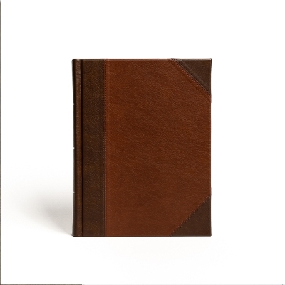 CSB Notetaking Bible, Large Print Edition, Brown/Tan -  Csb Bibles by Holman