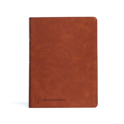 CSB Life Counsel Bible, Burnt Sienna LeatherTouch -  Csb Bibles by Holman