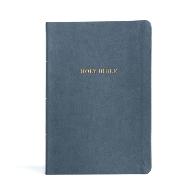 KJV Large Print Thinline Bible, Value Edition, Slate Leather
