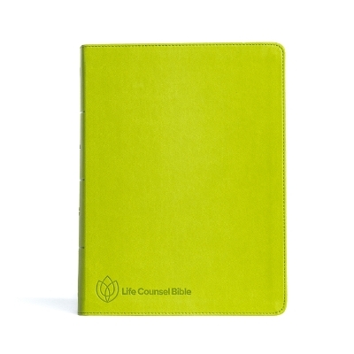 CSB Life Counsel Bible, Grass Green LeatherTouch, Indexed -  Csb Bibles by Holman