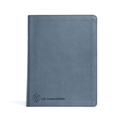 CSB Life Counsel Bible, Slate Blue LeatherTouch -  Csb Bibles by Holman