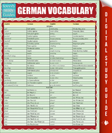 German Vocabulary (Speedy Study Guides) -  Speedy Publishing