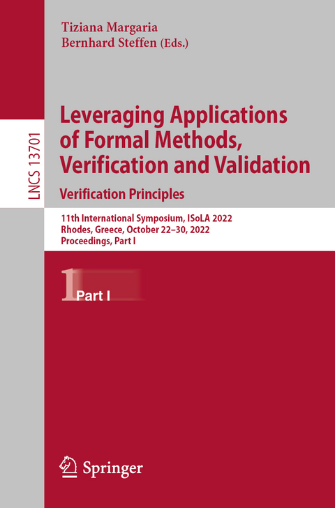 Leveraging Applications of Formal Methods, Verification and Validation. Verification Principles - 
