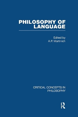 The Philosophy of Language - 