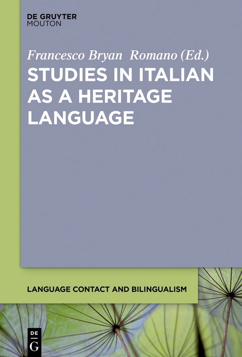 Studies in Italian as a Heritage Language - 