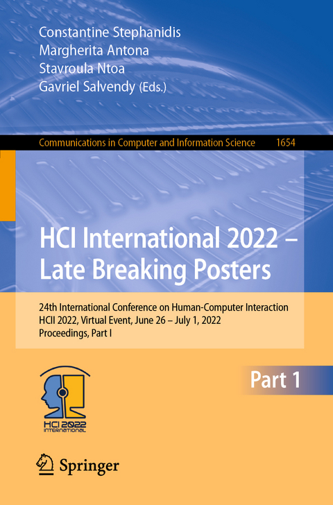 HCI International 2022 – Late Breaking Posters - 