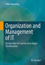 Organization and Management of IT - Volker Johanning